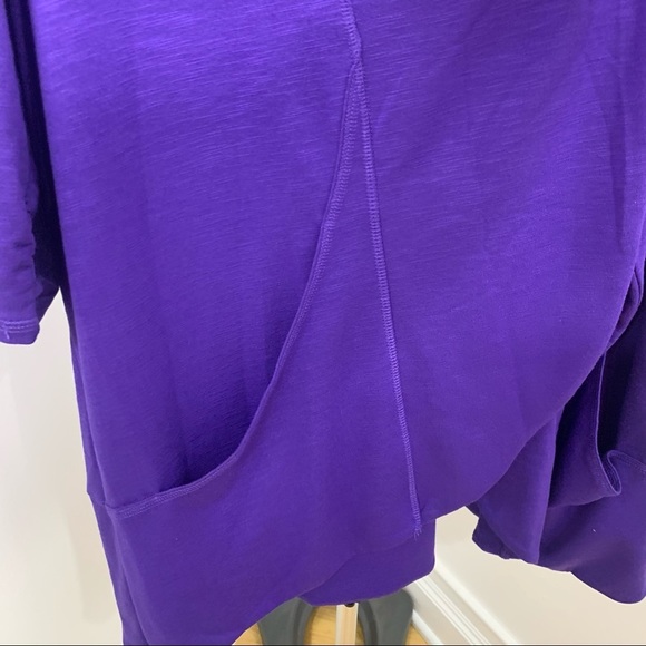 LAST TWO AVAILABLE - New Plus Size Open Front Drapey Shawl Cardigan Size 1X - Picture 3 of 9